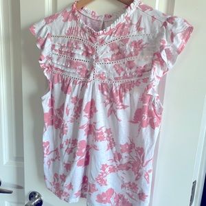 Lucky brand floral shirt